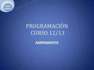 programaci n curso 12 13