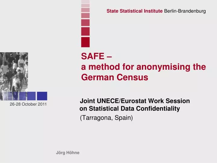 safe a method for anonymising the german census
