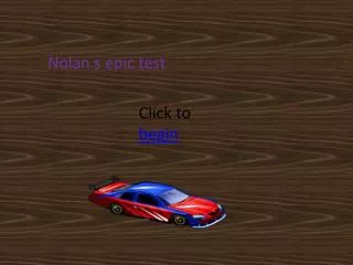 Nolan s epic test