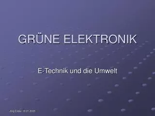 gr ne elektronik