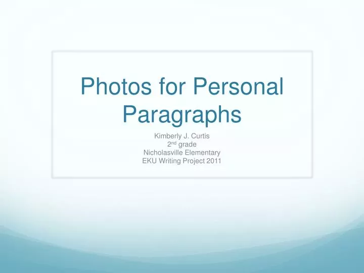 photos for personal paragraphs