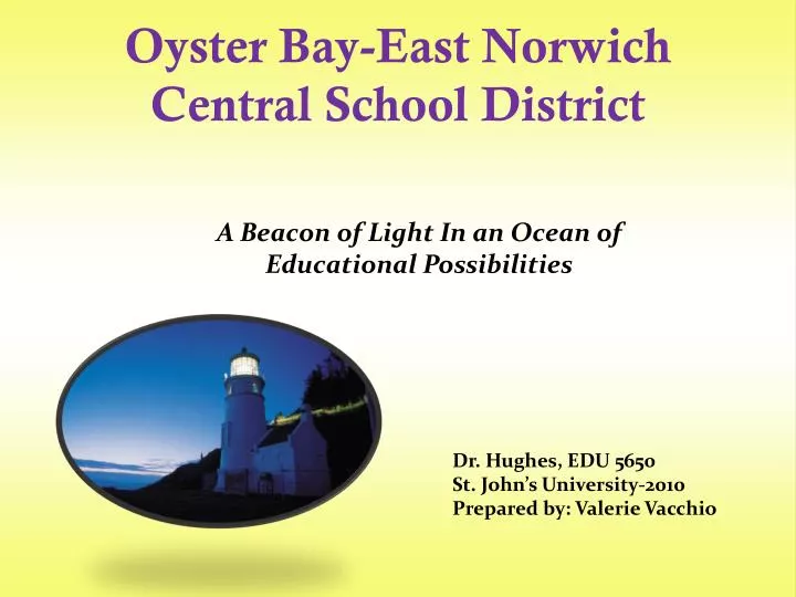 oyster bay east norwich central school district