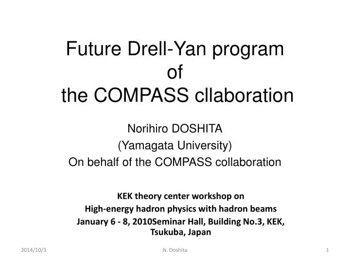 future drell yan program of the compass cllaboration