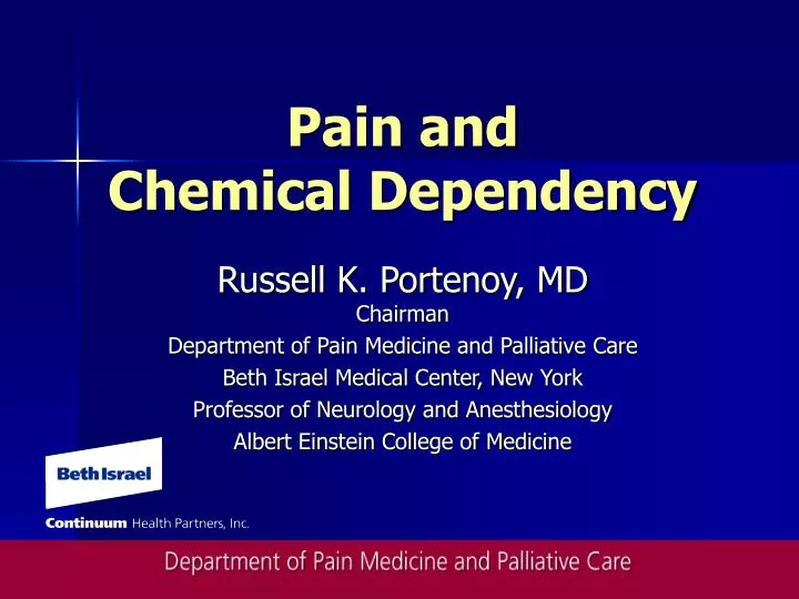 pain and chemical dependency