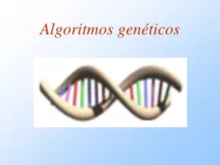 algoritmos gen ticos