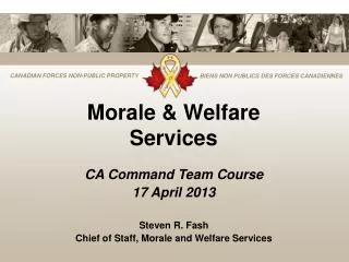 Morale &amp; Welfare Services