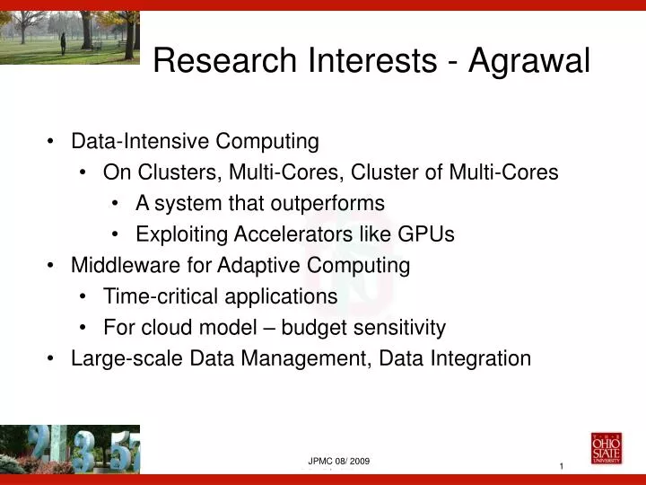 research interests agrawal