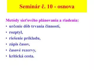 semin r 10 osnova