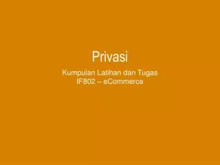 privasi