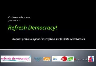 conf rence de presse 30 mars 2011