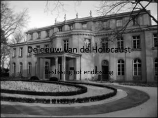 de eeuw van de holocaust
