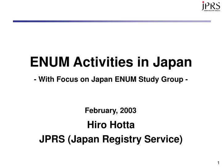 enum activities in japan