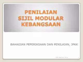 penilaian sijil modular kebangsaan