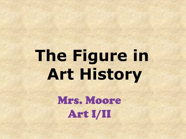 the figure in art history