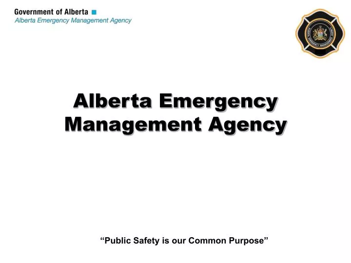alberta emergency management agency