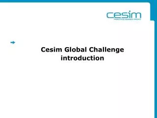 cesim global challenge introduction