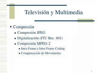 televisi n y multimedia