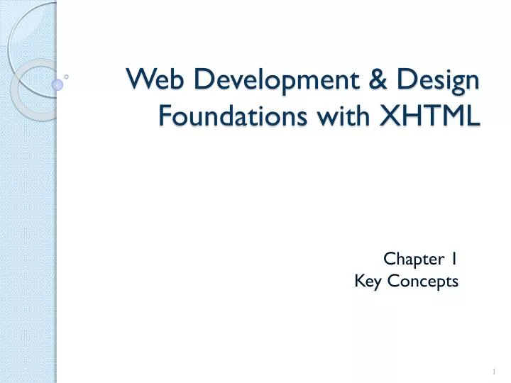 web development design foundations with xhtml