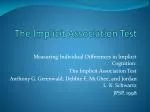 The Implicit Association Test - slide 1