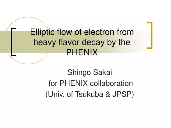 elliptic flow of electron from heavy flavor decay by the phenix