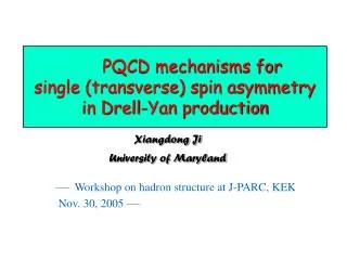 PQCD mechanisms for single (transverse) spin asymmetry in Drell-Yan production