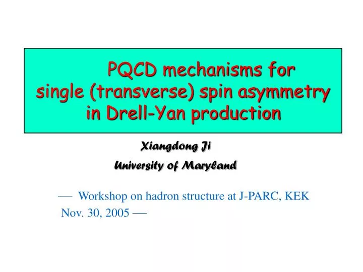 pqcd mechanisms for single transverse spin asymmetry in drell yan production