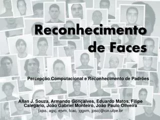 reconhecimento de faces
