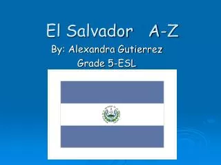 El Salvador A-Z