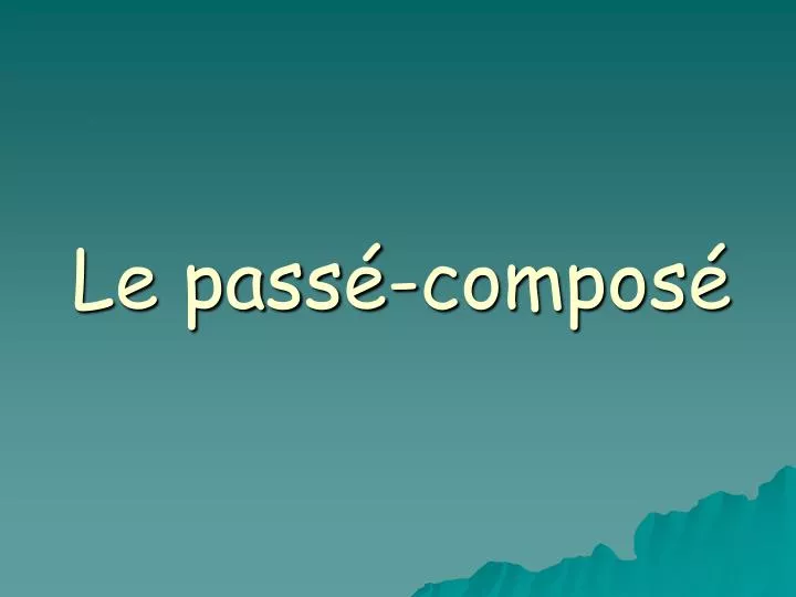 le pass compos