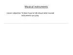 Musical instruments - slide 1