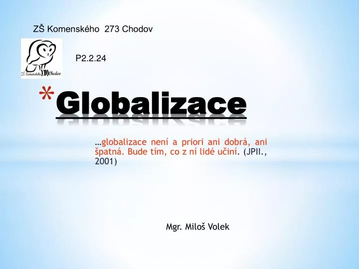 globalizace