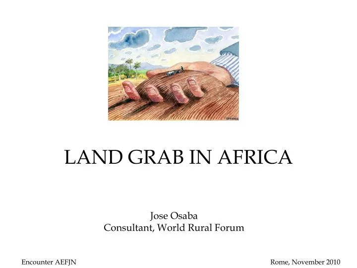 land grab in africa