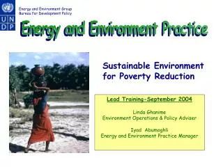 Energy and Environment Practice