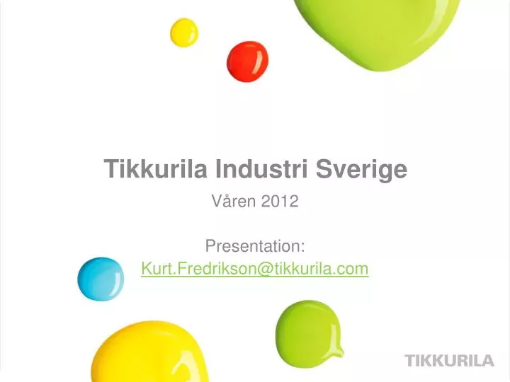 tikkurila industri sverige