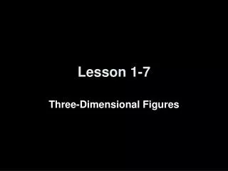 Lesson 1-7