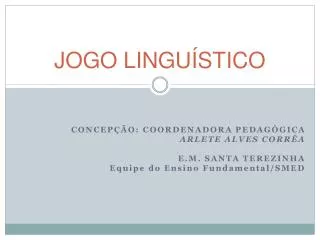 jogo lingu stico