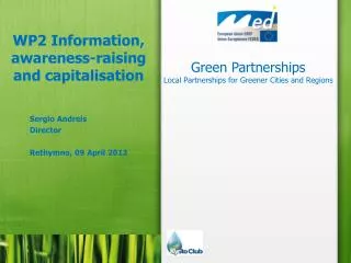 WP2 Information, awareness-raising and capitalisation