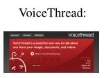 VoiceThread : - slide 1