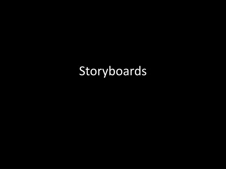 storyboards