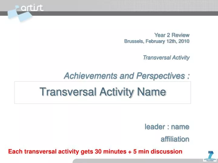 transversal activity name