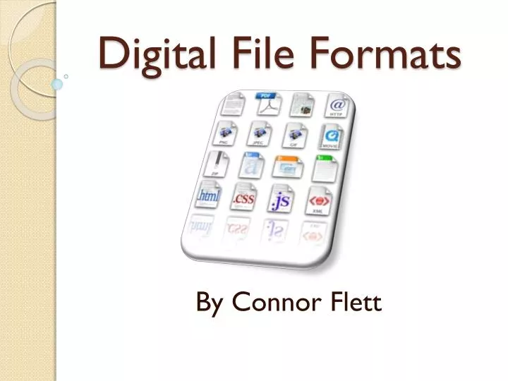 digital file formats