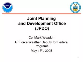 Joint Planning and Development Office (JPDO)