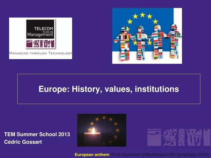 europe history values institutions
