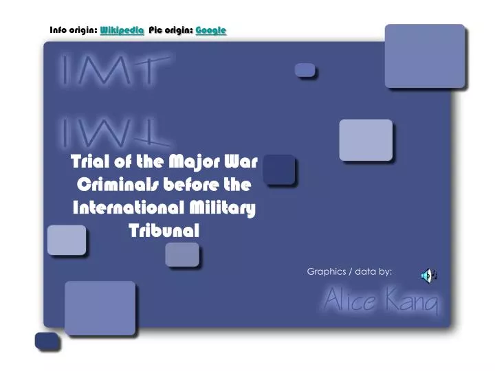 trial of the major war criminals before the international military tribunal