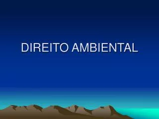direito ambiental