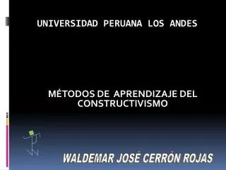 m todos de aprendizaje del constructivismo