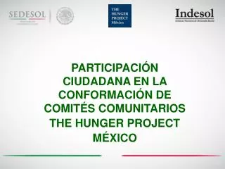 participaci n ciudadana en la conformaci n de comit s comunitarios the hunger project m xico