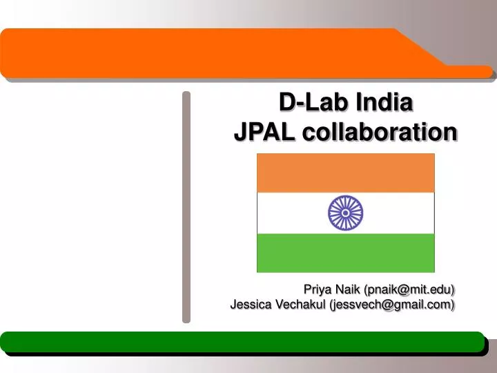 d lab india jpal collaboration