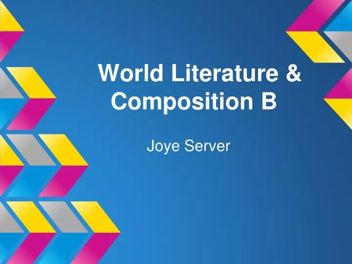 world literature composition b
