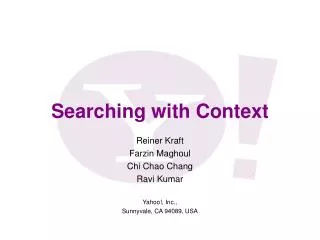 Searching with Context